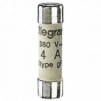 Промышленный цилиндрический предохранитель - тип gG - 8,5x31,5 мм² - без индикатора - 4 A |  код. 012304 |   Legrand